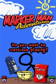 Marker Man Adventures - Screenshot - Game Title Image