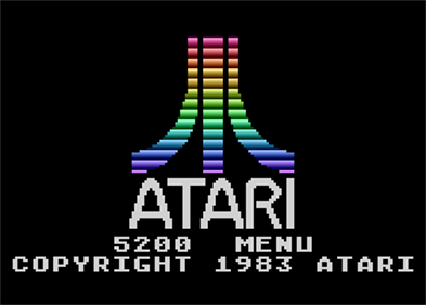 5200 Menu - Screenshot - Game Title Image