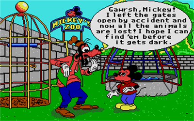 Mickey's Runaway Zoo - Screenshot - Gameplay Image