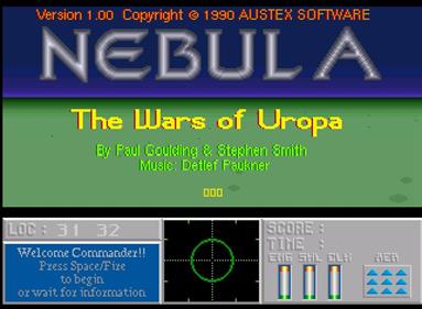 Nebula the Wars of Uropa - Screenshot - Game Title Image