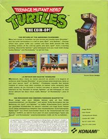 Teenage Mutant Ninja Turtles: The Arcade Game - Box - Back Image