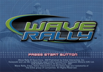Wave Rally - Screenshot - Game Title Image