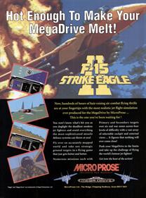 F-15 Strike Eagle II - Advertisement Flyer - Front Image