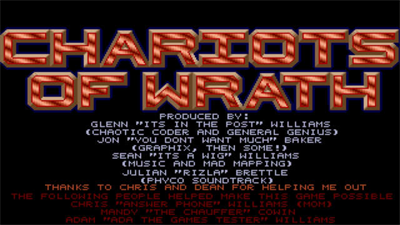 Chariots of Wrath - Screenshot - Game Title Image