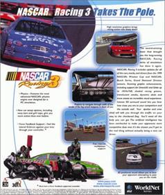 NASCAR Racing 3 - Box - Back Image