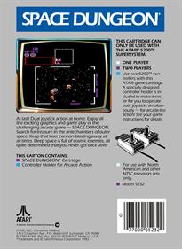Space Dungeon - Box - Back Image