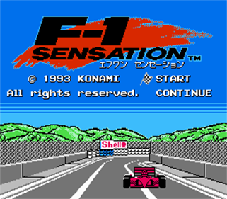 Formula 1 Sensation - Screenshot - Game Title Image