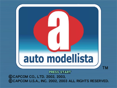 Auto Modellista - Screenshot - Game Title Image
