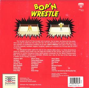 Bop'n Wrestle - Box - Back Image