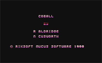 Coball - Screenshot - Game Title Image