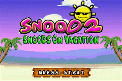Snood 2: On Vacation - Screenshot - Game Title Image