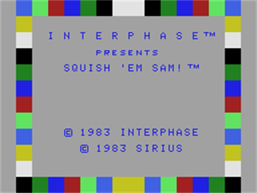 Squish 'Em Featuring Sam - Screenshot - Game Title Image