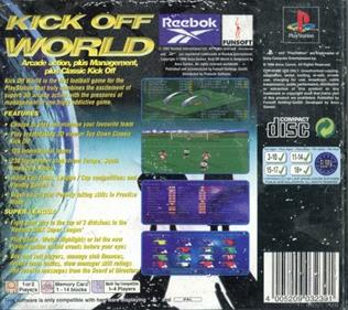 Kick Off World - Box - Back Image