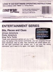 Pirate Adventure (Green Valley Publishing) - Box - Back Image