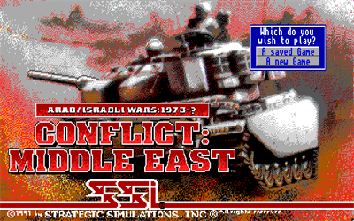 Conflict: Middle East: Arab / Israeli Wars: 1973-? - Screenshot - Game Title