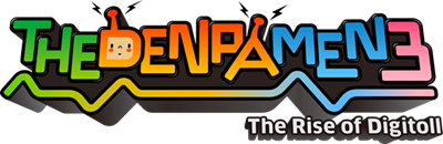 The Denpa Men 3: The Rise of Digitoll - Clear Logo Image