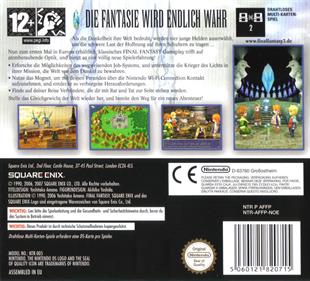 Final Fantasy III - Box - Back Image