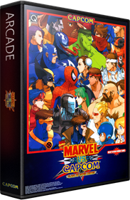 Marvel vs. Capcom: Clash of Super Heroes - Box - 3D Image