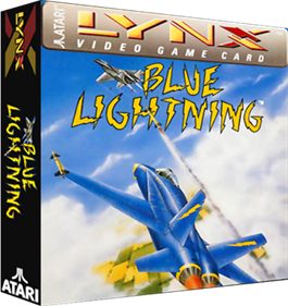 Blue Lightning - Box - 3D Image