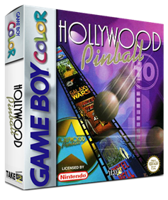 Hollywood Pinball - Box - 3D Image