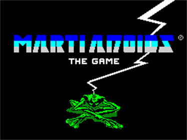 Martianoids - Screenshot - Game Title Image