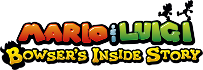 Mario & Luigi: Bowser's Inside Story - Clear Logo Image