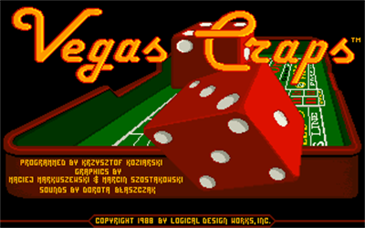 Vegas Craps - Screenshot - Game Title Image