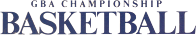 GBA Championship Basketball: Two-on-Two - Clear Logo Image