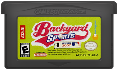 Backyard Sports: Baseball 2007 - Cart - Front Image