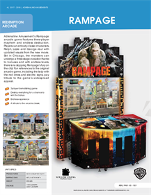 Rampage (2018) - Advertisement Flyer - Front Image