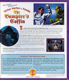 The Awesome Adventures of Victor Vector & Yondo: The Vampire's Coffin - Box - Back Image