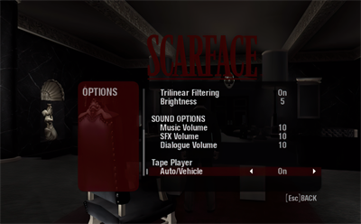 Scarface: The World Is Yours - Screenshot - Game Select Image