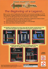 Konami Collector's Series: Castlevania & Contra - Box - Back Image