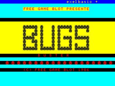 Bugs Buster - Screenshot - Game Title Image