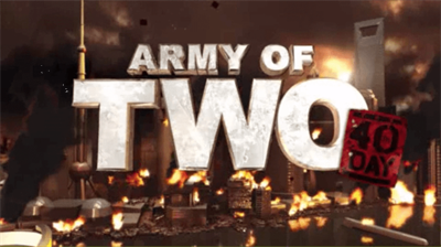 Army of Two: The 40th Day - Screenshot - Game Title Image