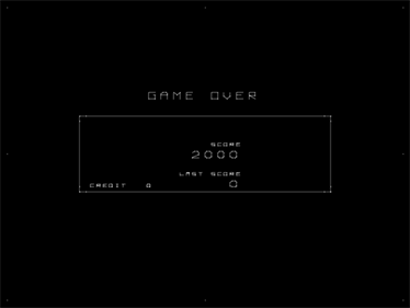 Omega Race - Screenshot - Game Over Image