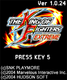 The King of Fighters: Extreme - Screenshot - Game Title Image