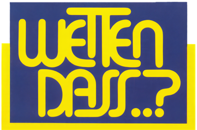 Wetten Dass - Clear Logo Image