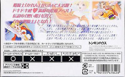 Princess Blue: Hime Kishi Monogatari - Box - Back Image