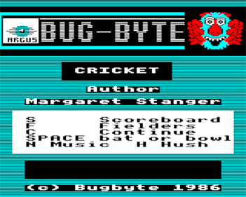 Cricket - Screenshot - Game Title Image