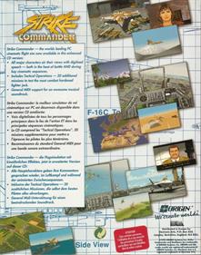 Strike Commander (CD-ROM Edition) - Box - Back Image