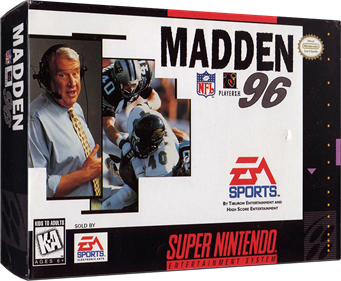 Madden NFL 96 - Box - 3D Image