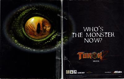 Turok 2: Seeds of Evil - Advertisement Flyer - Front Image