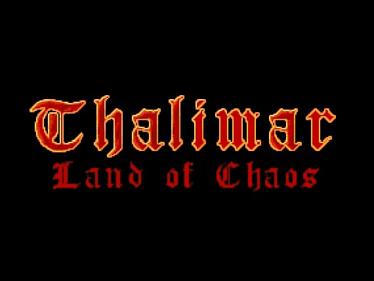 Thalimar Land of Chaos - Screenshot - Game Title Image