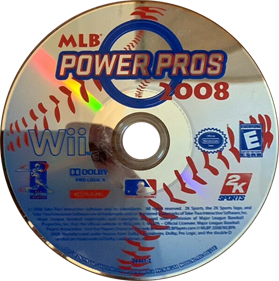 MLB Power Pros 2008 - Disc Image