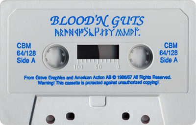Blood 'n Guts - Cart - Front Image