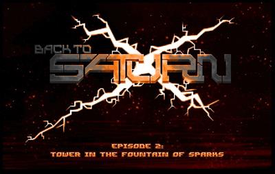 Back to Saturn X - Screenshot - Game Title Image