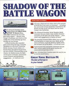 Great Naval Battles Vol. IV: Burning Steel, 1939-1942 - Box - Back Image