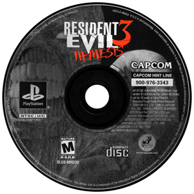 Resident Evil 3: Nemesis - Disc Image