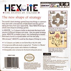 Hexcite: The Shapes of Victory - Box - Back Image